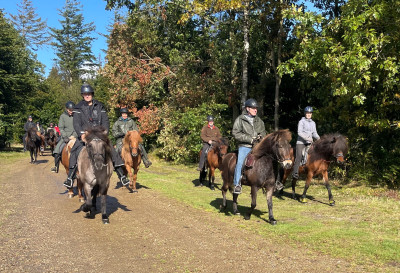 Stemningsbillede fra rideturen den 28. september